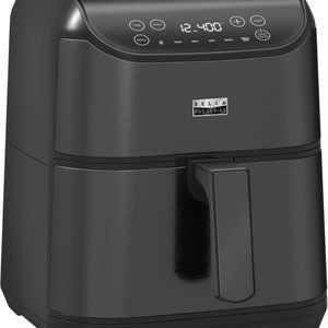 Pro Series - 6-qt. Digital Air Fryer with Stainless Finish - Black Stainless